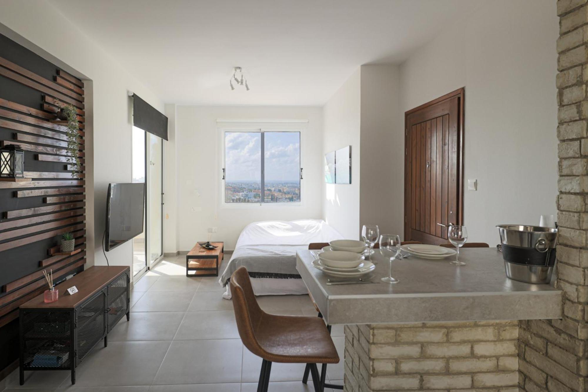 Apartmán Eden Blue-Horizon 1B, Paphos, Sea View, Pool Konia Exteriér fotografie