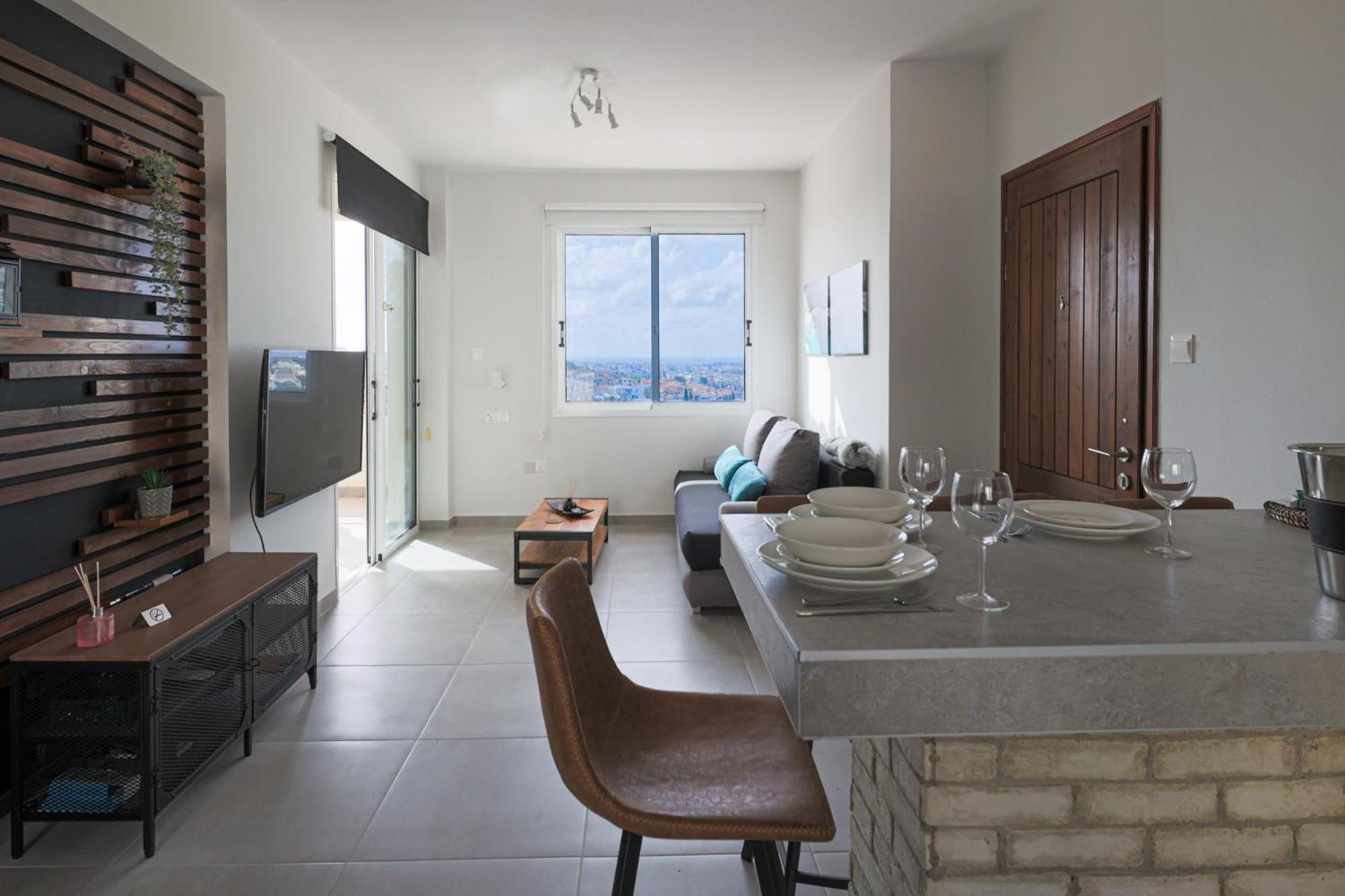 Apartmán Eden Blue-Horizon 1B, Paphos, Sea View, Pool Konia Exteriér fotografie