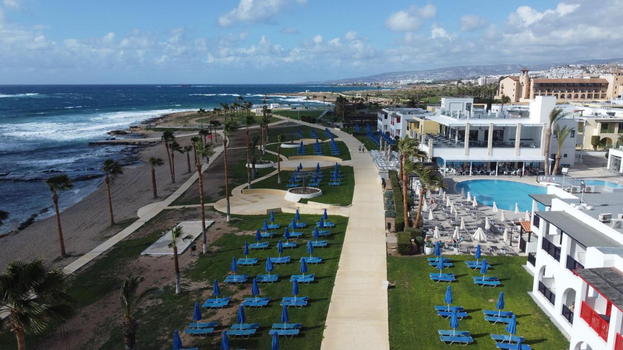 Apartmán Eden Blue-Horizon 1B, Paphos, Sea View, Pool Konia Exteriér fotografie