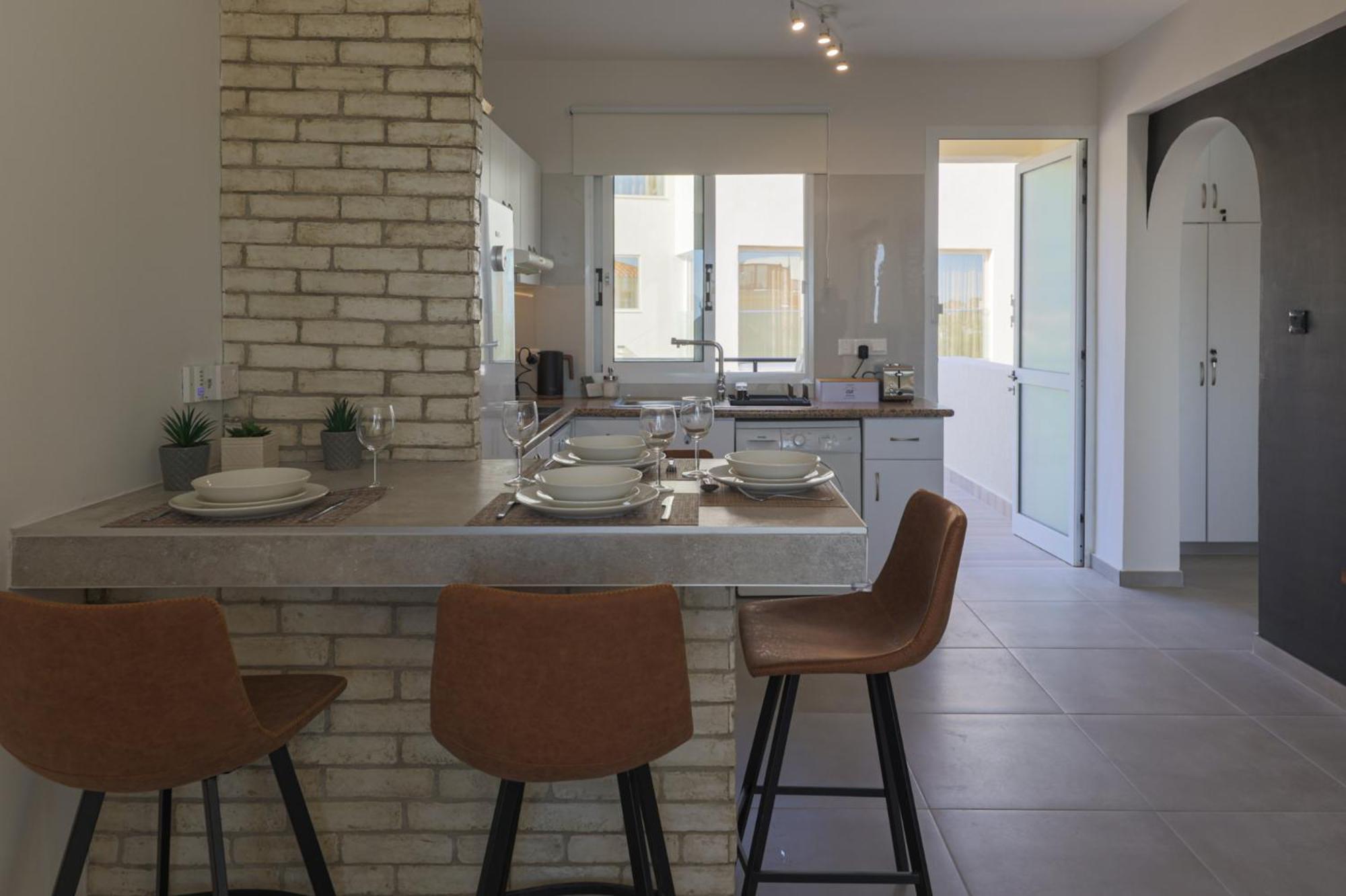 Apartmán Eden Blue-Horizon 1B, Paphos, Sea View, Pool Konia Exteriér fotografie