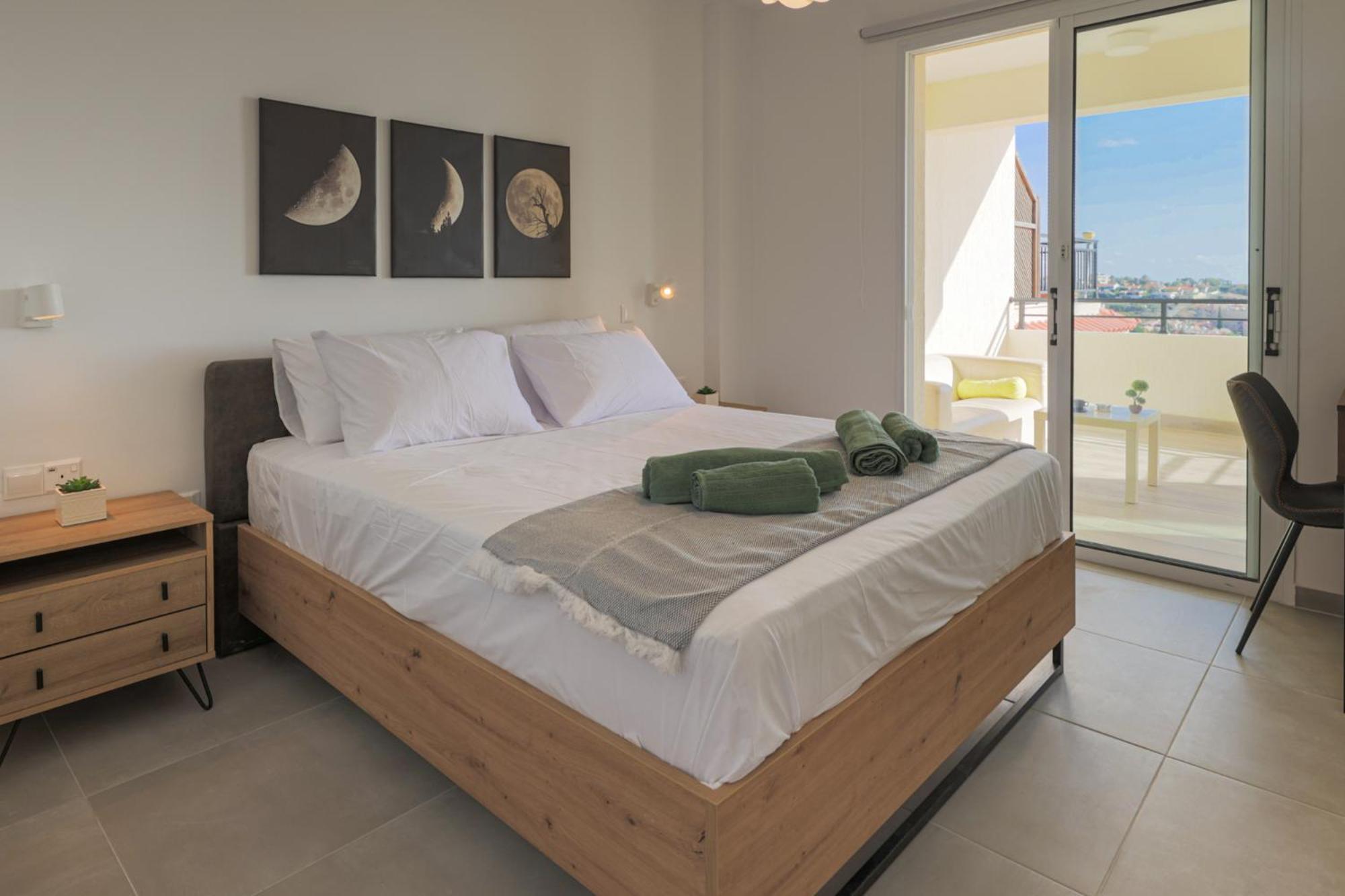 Apartmán Eden Blue-Horizon 1B, Paphos, Sea View, Pool Konia Exteriér fotografie