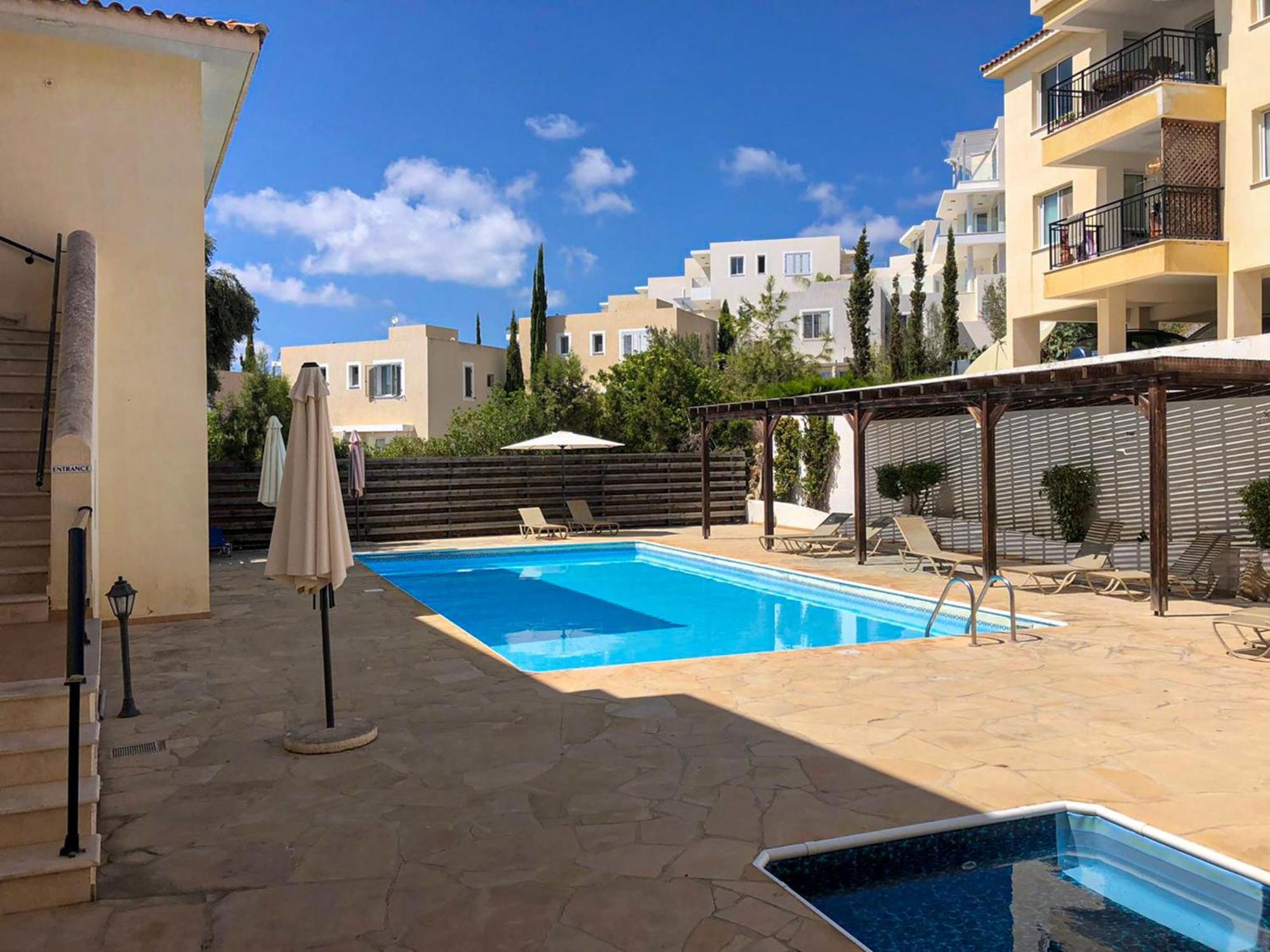 Apartmán Eden Blue-Horizon 1B, Paphos, Sea View, Pool Konia Exteriér fotografie